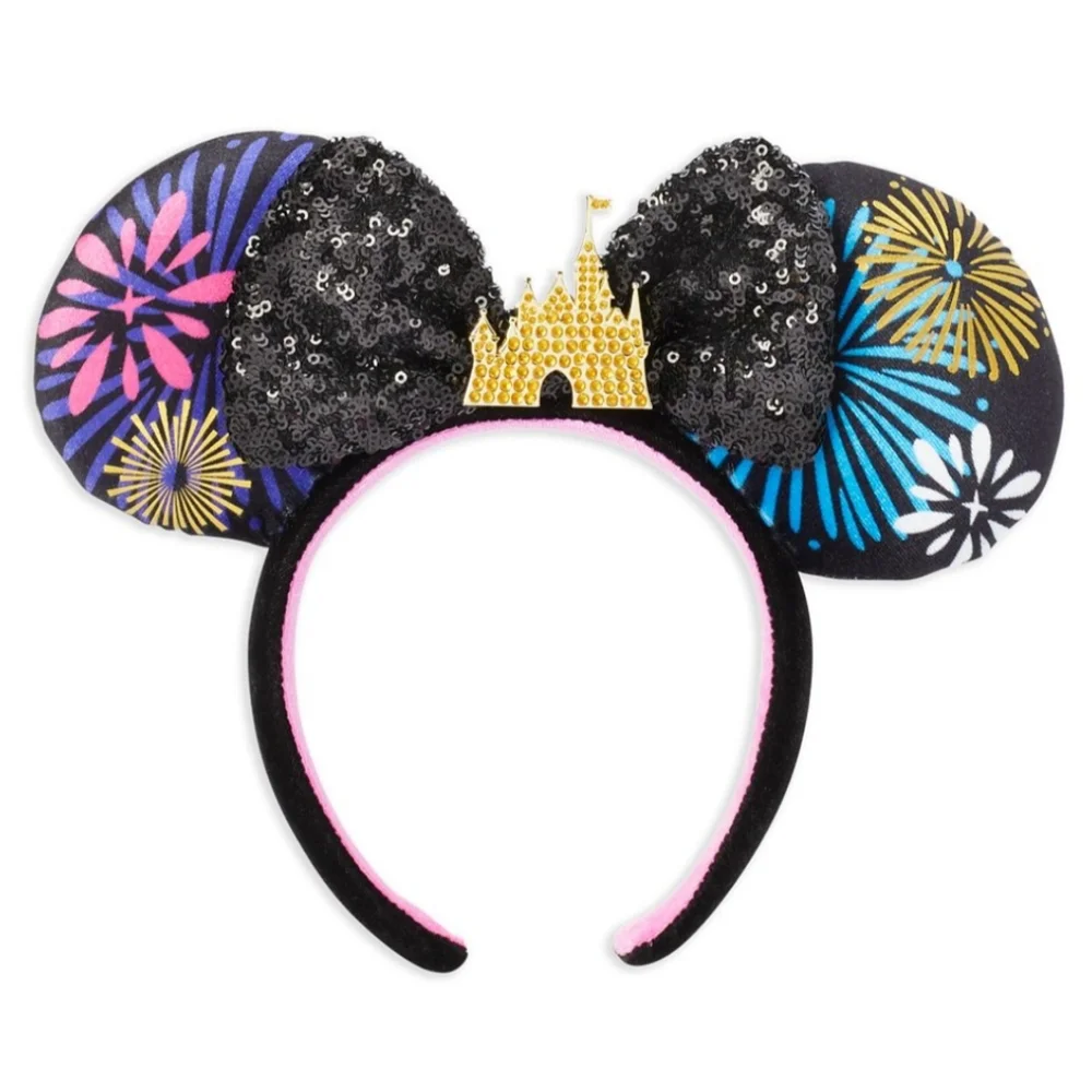 Disney Minnie Mouse Main Attraction Nighttime Fireworks Ears
